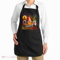 My Gnomies Happy Hallothanksmas Cute Gnomes Family Garden Apron thumb 2
