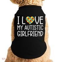 My Girlfriend Has Autism I Love My Autistic Girlfriend Doggie Tank thumb 0