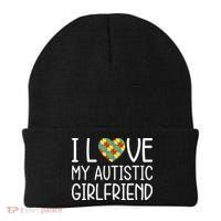 My Girlfriend Has Autism I Love My Autistic Girlfriend Beanie thumb 0