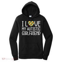 My Girlfriend Has Autism I Love My Autistic Girlfriend Women's Hoodie thumb 0