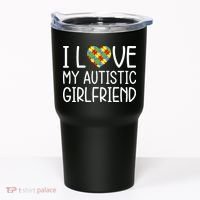 My Girlfriend Has Autism I Love My Autistic Girlfriend Tumbler thumb 0