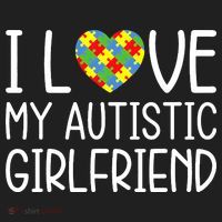 My Girlfriend Has Autism I Love My Autistic Girlfriend Hat thumb 2