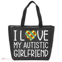 My Girlfriend Has Autism I Love My Autistic Girlfriend Tote Bag thumb 0