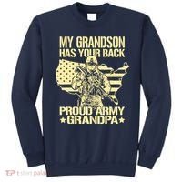 My Grandson Has Your Back Proud Army Grandpa Gift Sweatshirt thumb 0