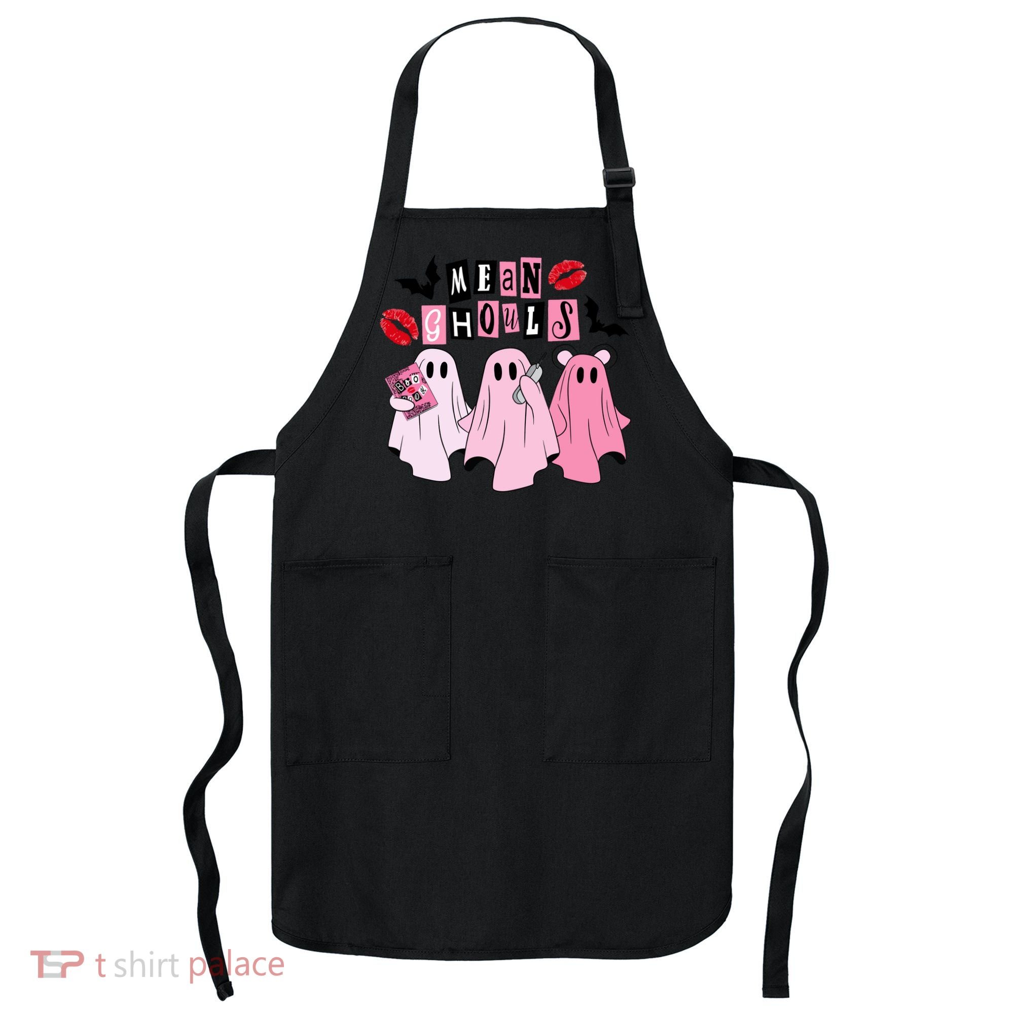 Mean Ghouls Halloween funny cow lover Apron