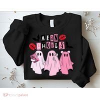 Mean Ghouls Halloween funny cow lover Sweatshirt thumb 2