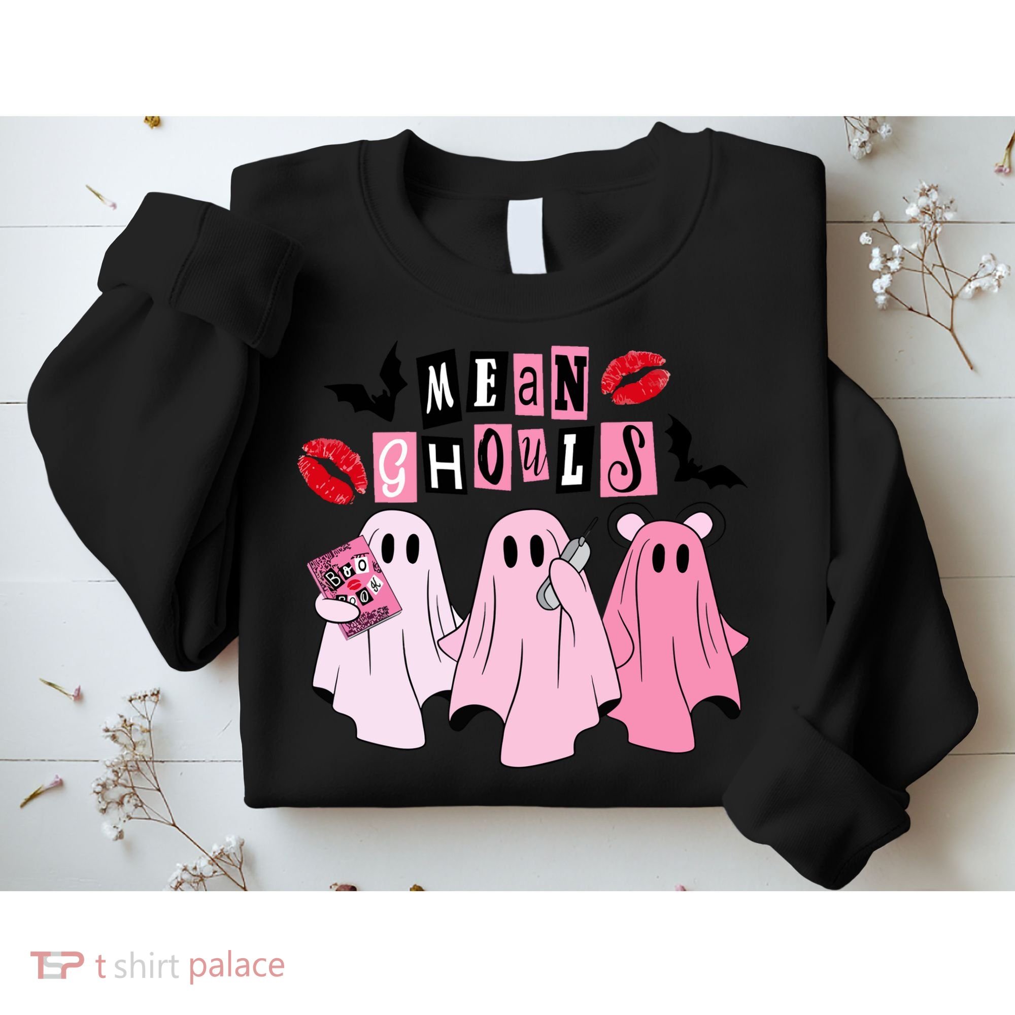 Mean Ghouls Halloween funny cow lover Sweatshirt