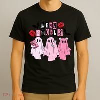 Mean Ghouls Halloween funny cow lover T-Shirt thumb 3