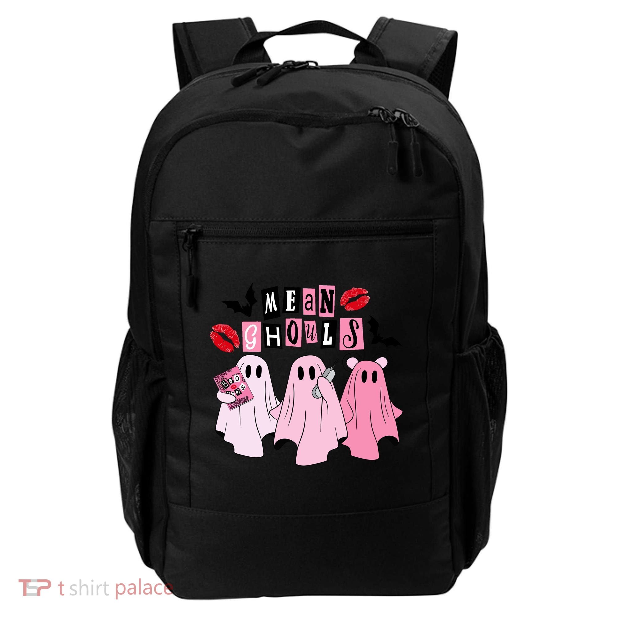 Mean Ghouls Halloween funny cow lover Backpack