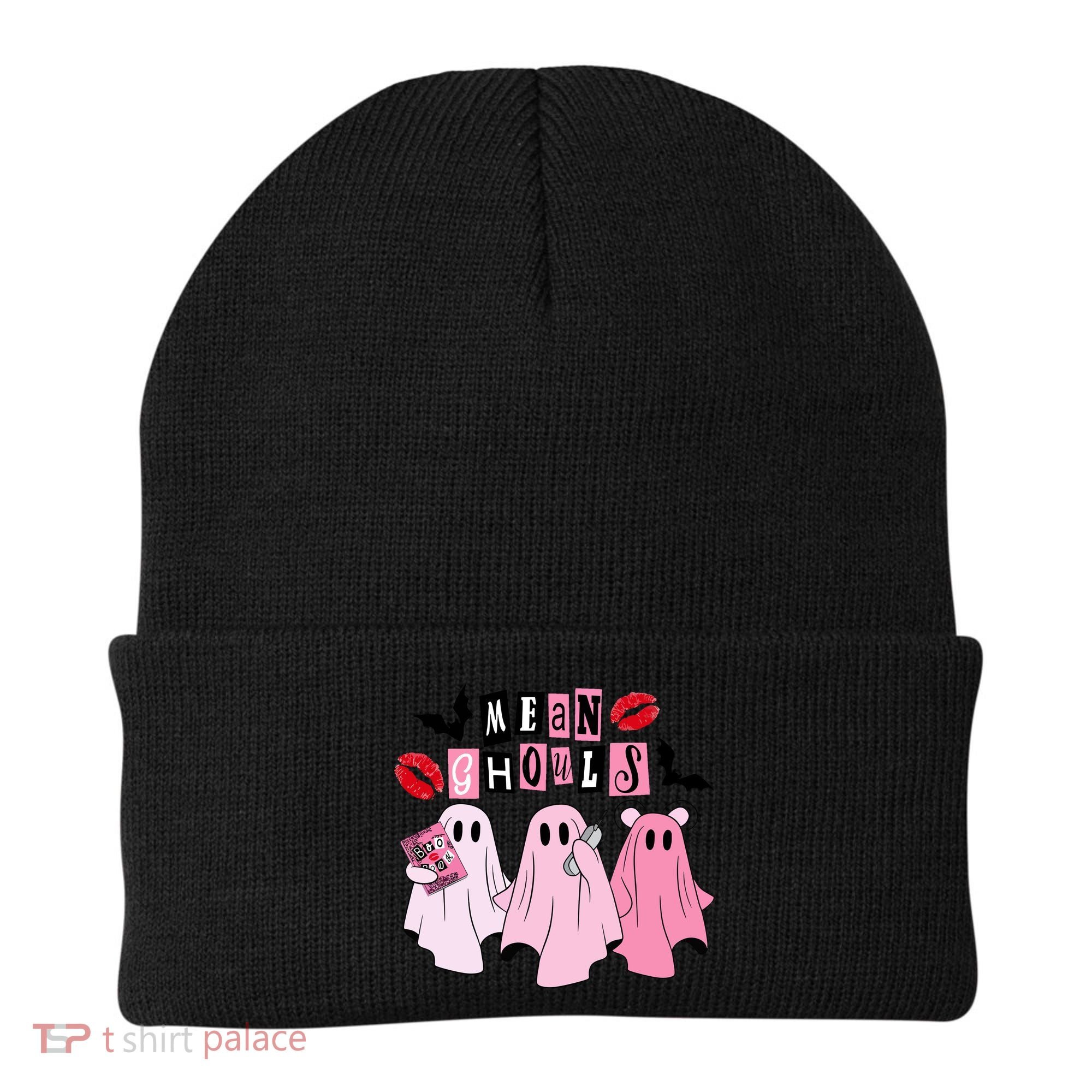 Mean Ghouls Halloween funny cow lover Beanie