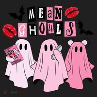 Mean Ghouls Halloween funny cow lover Beanie thumb 2