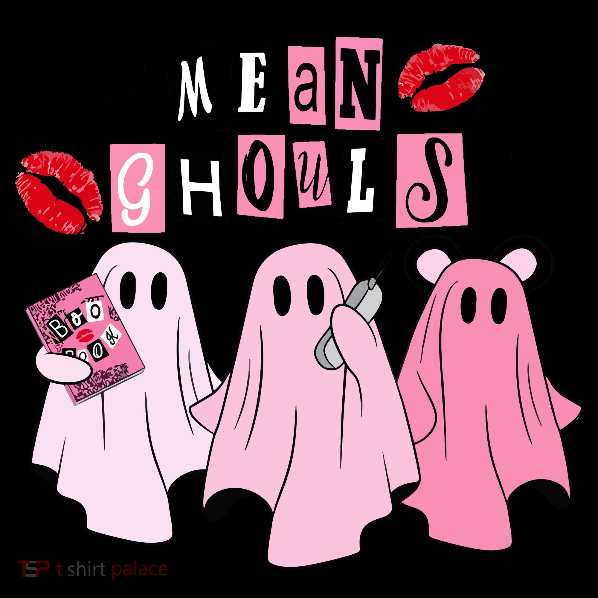 Mean Ghouls Halloween funny cow lover Women's Hoodie
