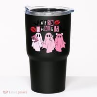 Mean Ghouls Halloween funny cow lover Tumbler thumb 0