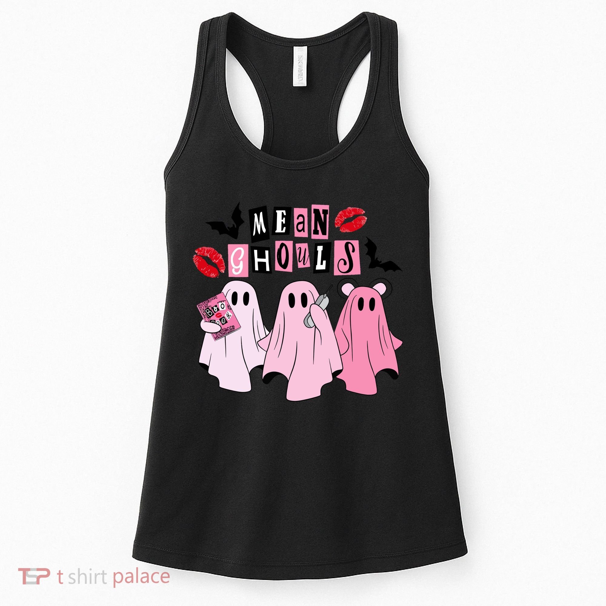 Mean Ghouls Halloween funny cow lover Women's Tank Top