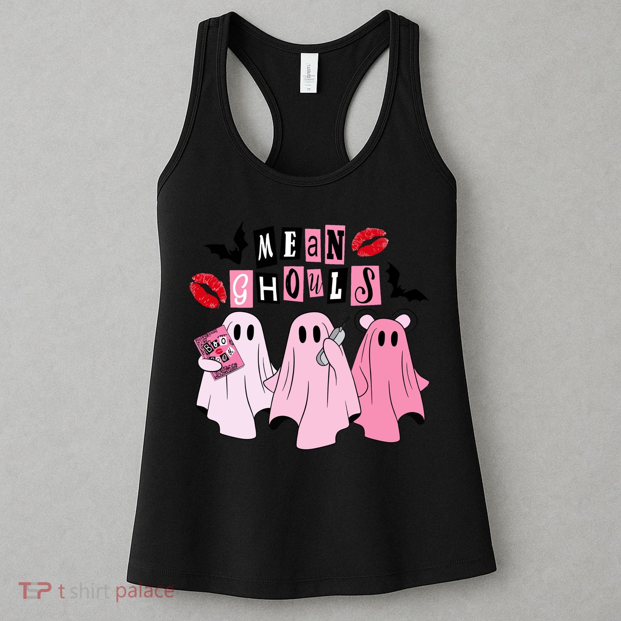 Mean Ghouls Halloween funny cow lover Women's Tank Top