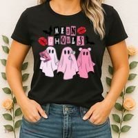 Mean Ghouls Halloween funny cow lover Women's T-Shirt thumb 2