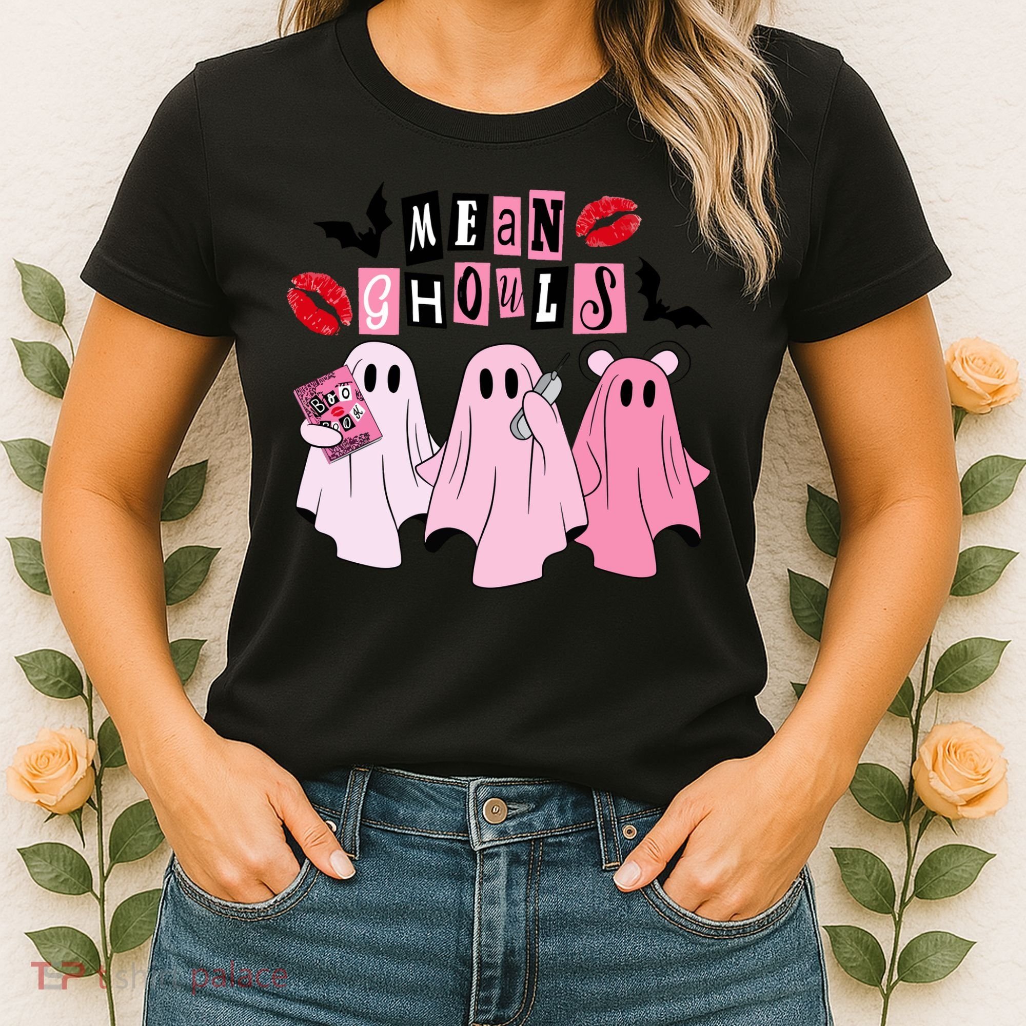 Mean Ghouls Halloween funny cow lover Women's T-Shirt
