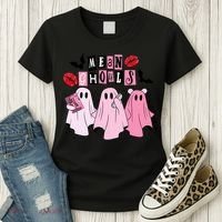 Mean Ghouls Halloween funny cow lover Women's T-Shirt thumb 3