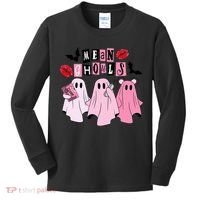 Mean Ghouls Halloween funny cow lover Kids Long Sleeve Shirt thumb 0