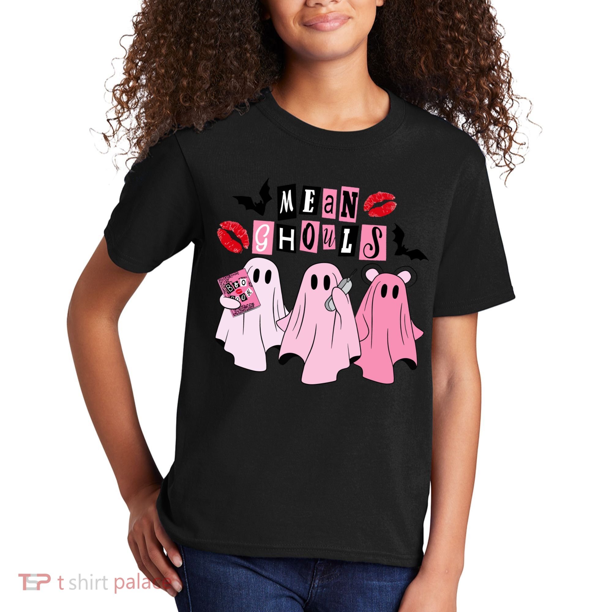 Mean Ghouls Halloween funny cow lover Kids T-Shirt