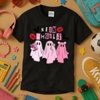 Mean Ghouls Halloween funny cow lover Kids T-Shirt thumb 3