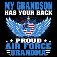 My Grandson Has Your Back Proud Air Force Grandma Military Cool Gift Coffee Mug thumb 5