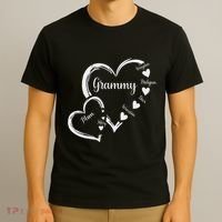 Mom Grammy Heart MotherS Day Grandma T-Shirt thumb 3