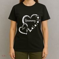 Mom Grammy Heart MotherS Day Grandma T-Shirt thumb 4