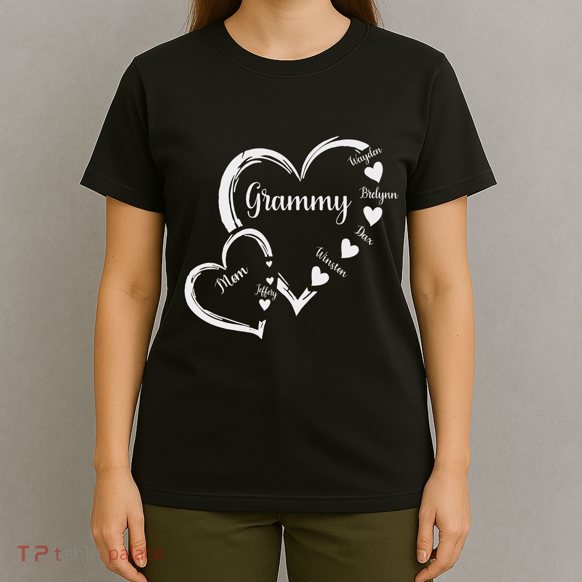 Mom Grammy Heart MotherS Day Grandma T-Shirt