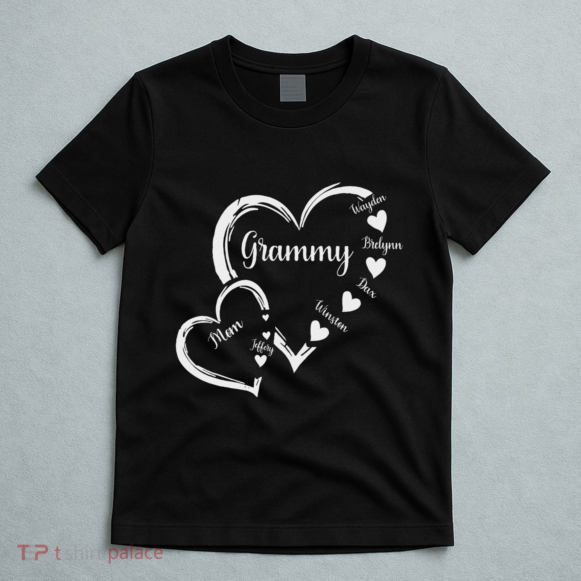Mom Grammy Heart MotherS Day Grandma T-Shirt