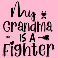 My Grandma Is A Fighter Breast Cancer Awareness Coaster thumb 2
