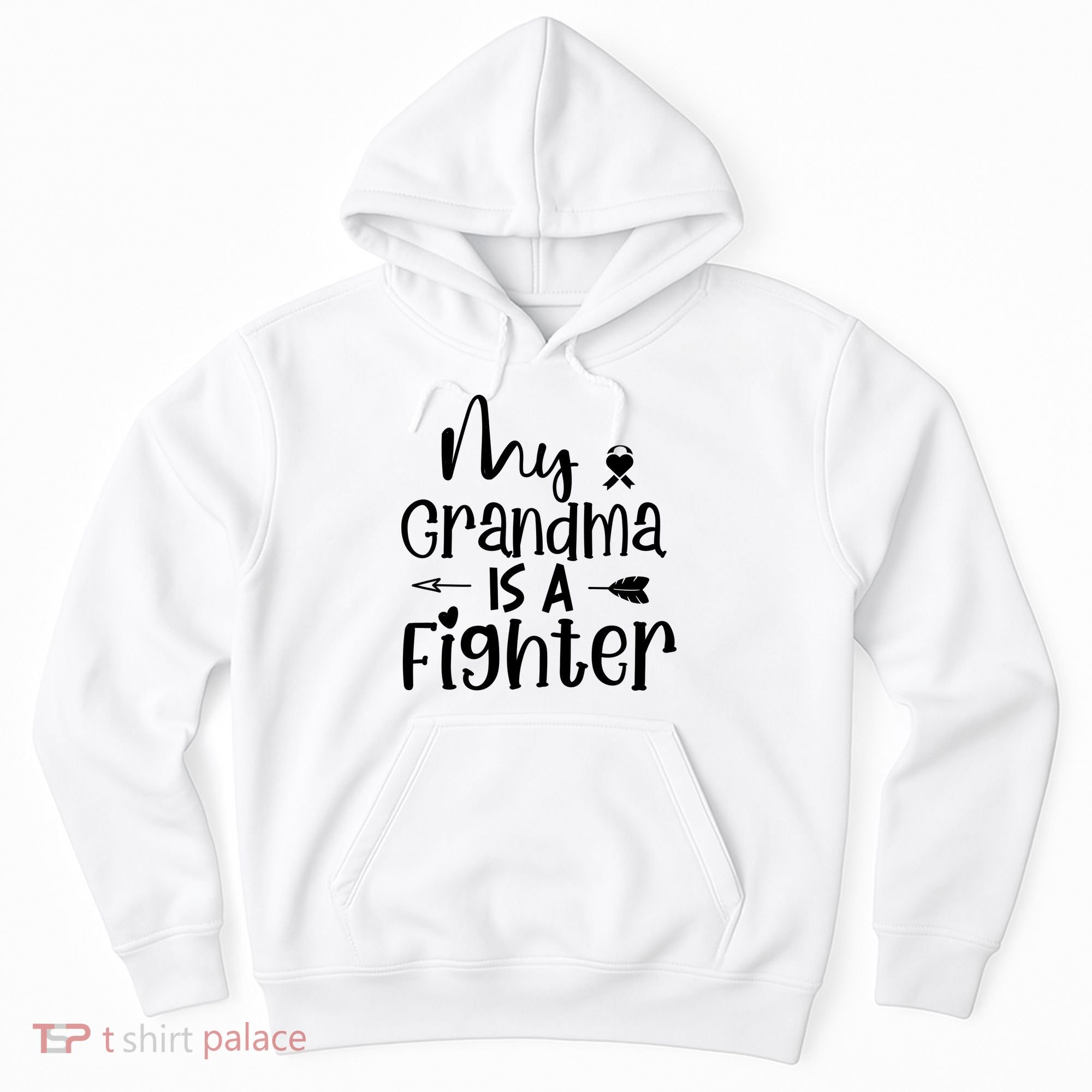 My Grandma Is A Fighter Breast Cancer Awareness Hoodie
