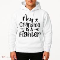 My Grandma Is A Fighter Breast Cancer Awareness Hoodie thumb 2