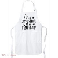 My Grandma Is A Fighter Breast Cancer Awareness Apron thumb 0