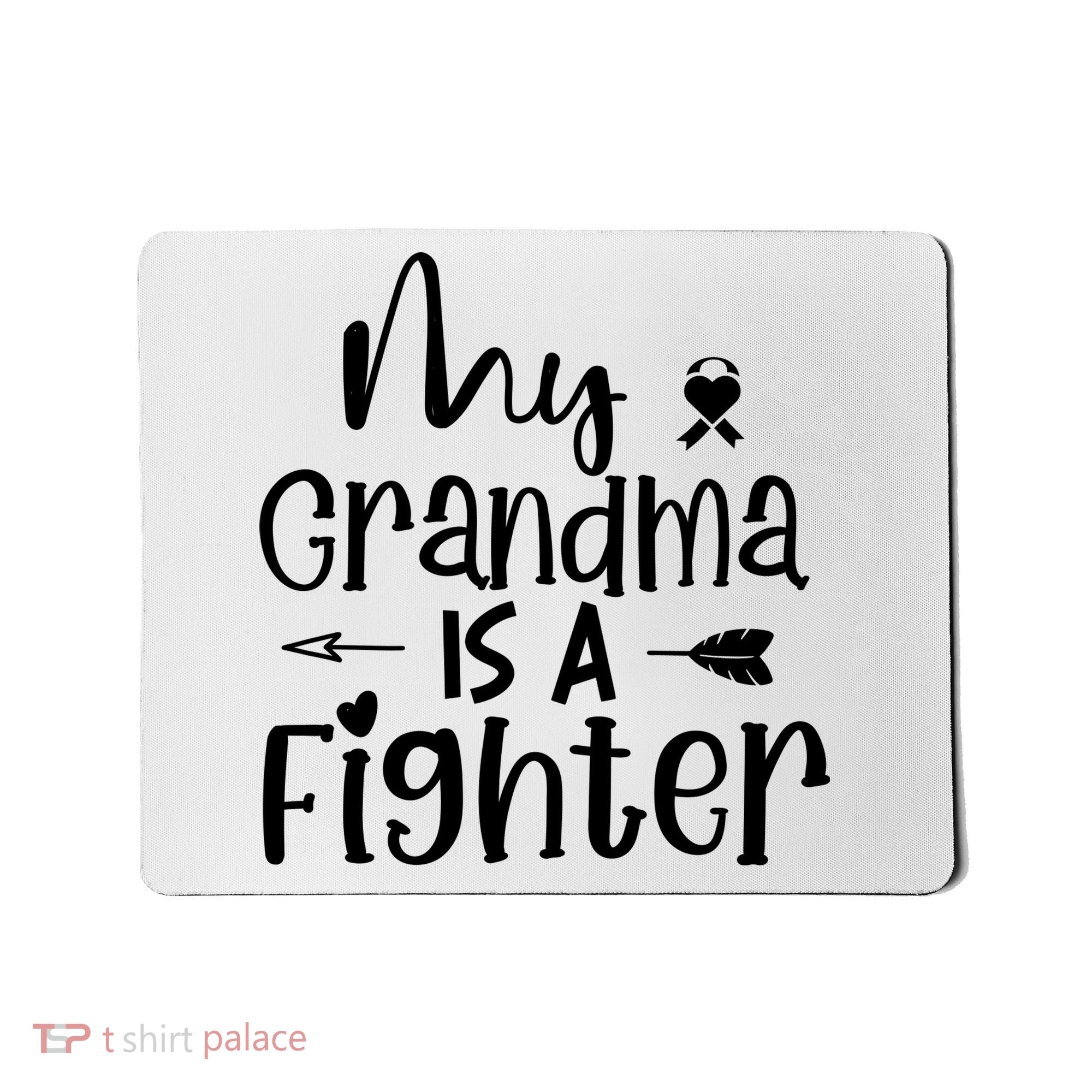 My Grandma Is A Fighter Breast Cancer Awareness Mousepad