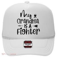 My Grandma Is A Fighter Breast Cancer Awareness Hat thumb 0