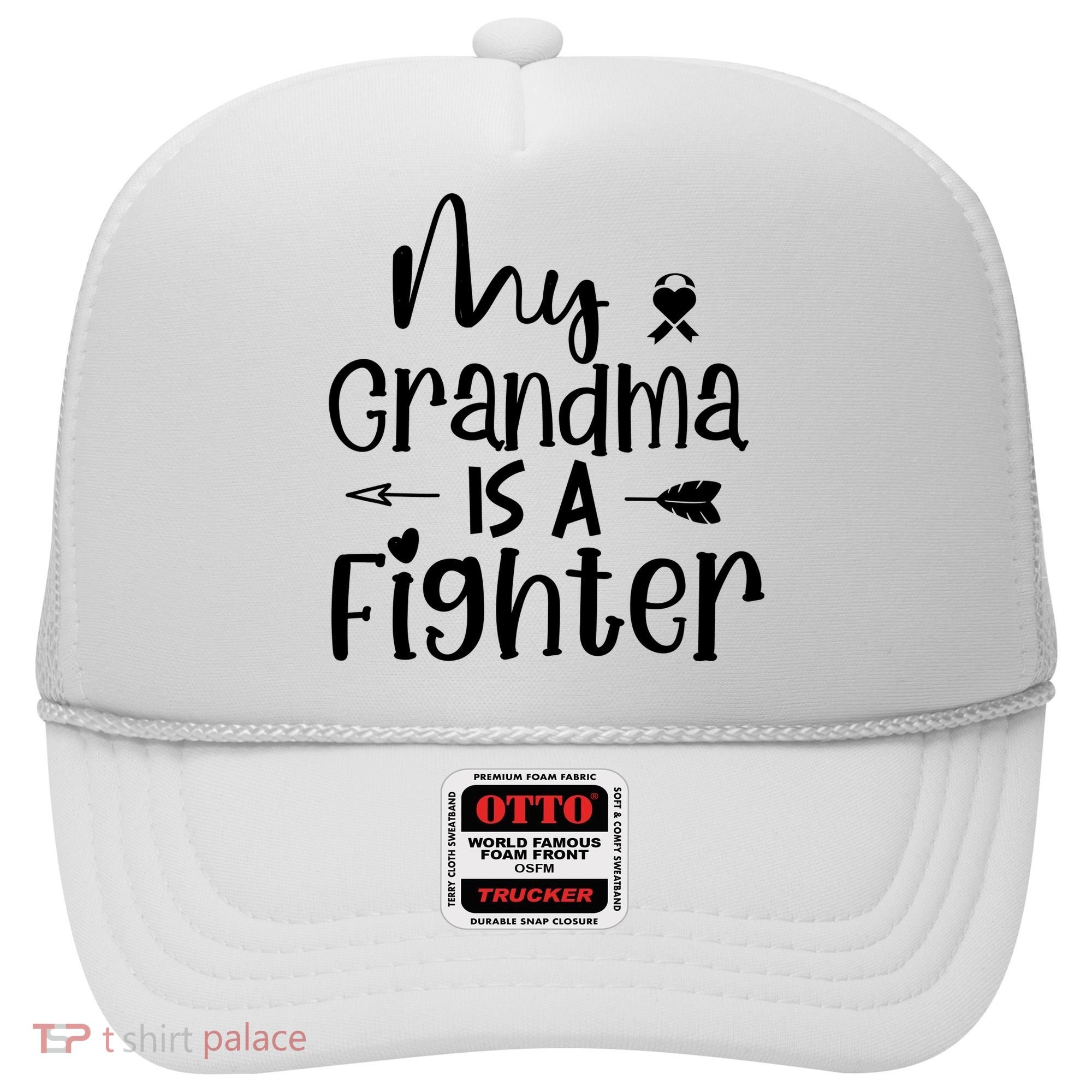 My Grandma Is A Fighter Breast Cancer Awareness Hat