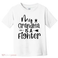 My Grandma Is A Fighter Breast Cancer Awareness Toddler T-Shirt thumb 0