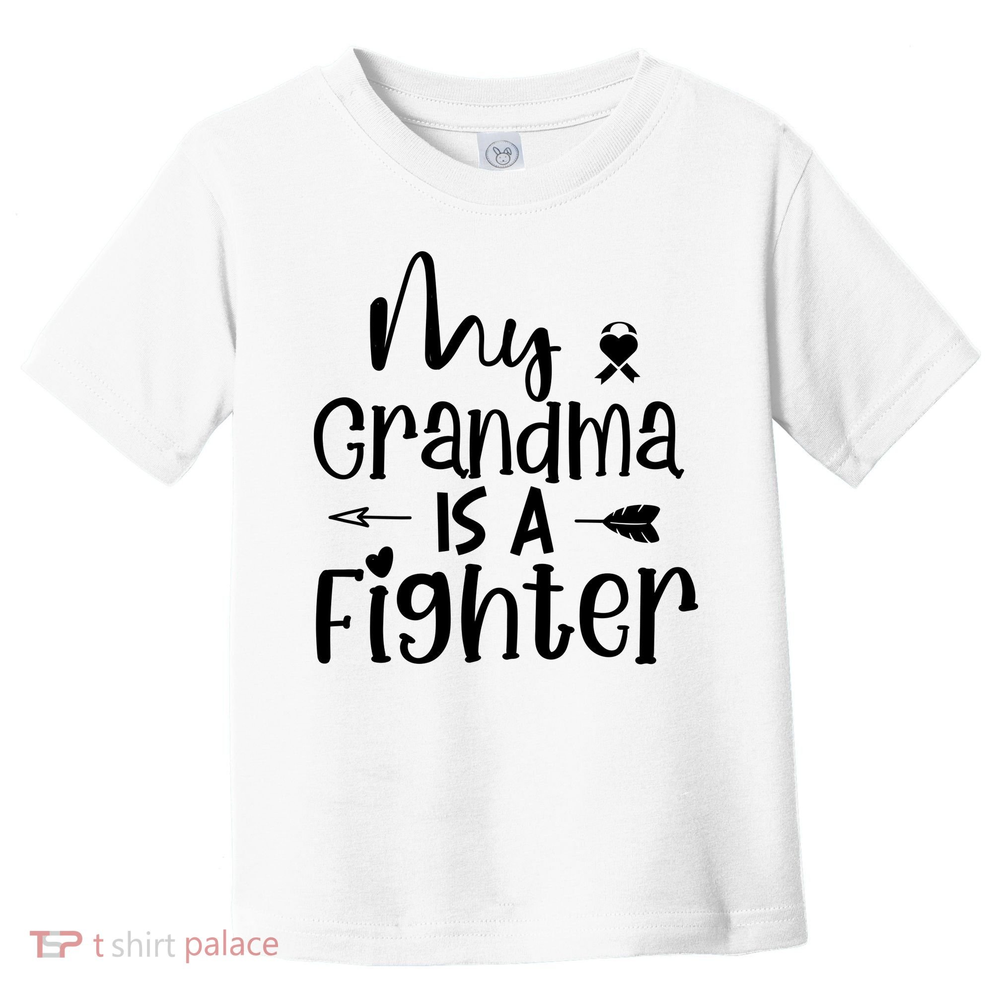 My Grandma Is A Fighter Breast Cancer Awareness Toddler T-Shirt