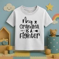My Grandma Is A Fighter Breast Cancer Awareness Toddler T-Shirt thumb 3