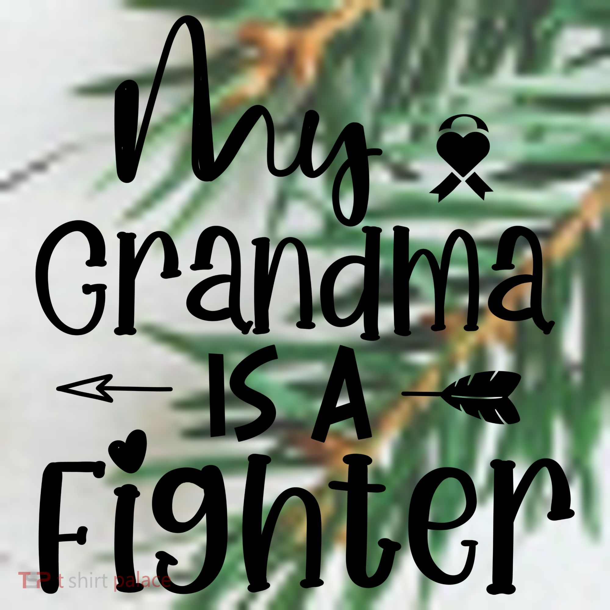 My Grandma Is A Fighter Breast Cancer Awareness Ornament