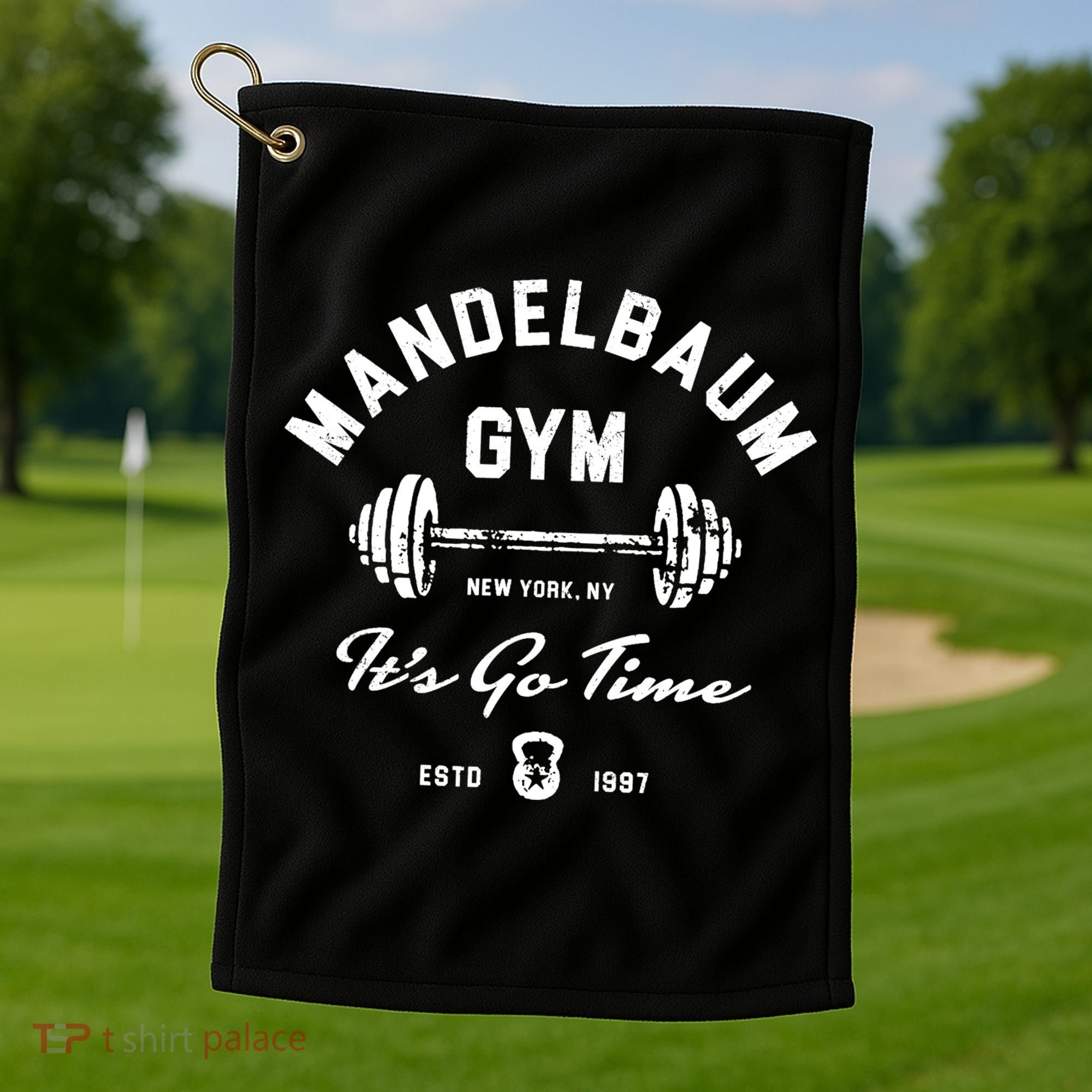 Mandelbaum Gym Its Go Time 1997 For 'S Golf Towel