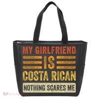 My Girlfriend Is Costa Rican Nothing Scares Me Fun Boyfriend Tote Bag thumb 0