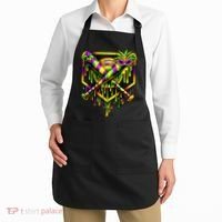 Mardi Gras Ice Cream Drip Baseball Apron thumb 2