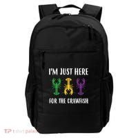 Mardi Gras Im Just Here For The Crawfish Backpack thumb 0