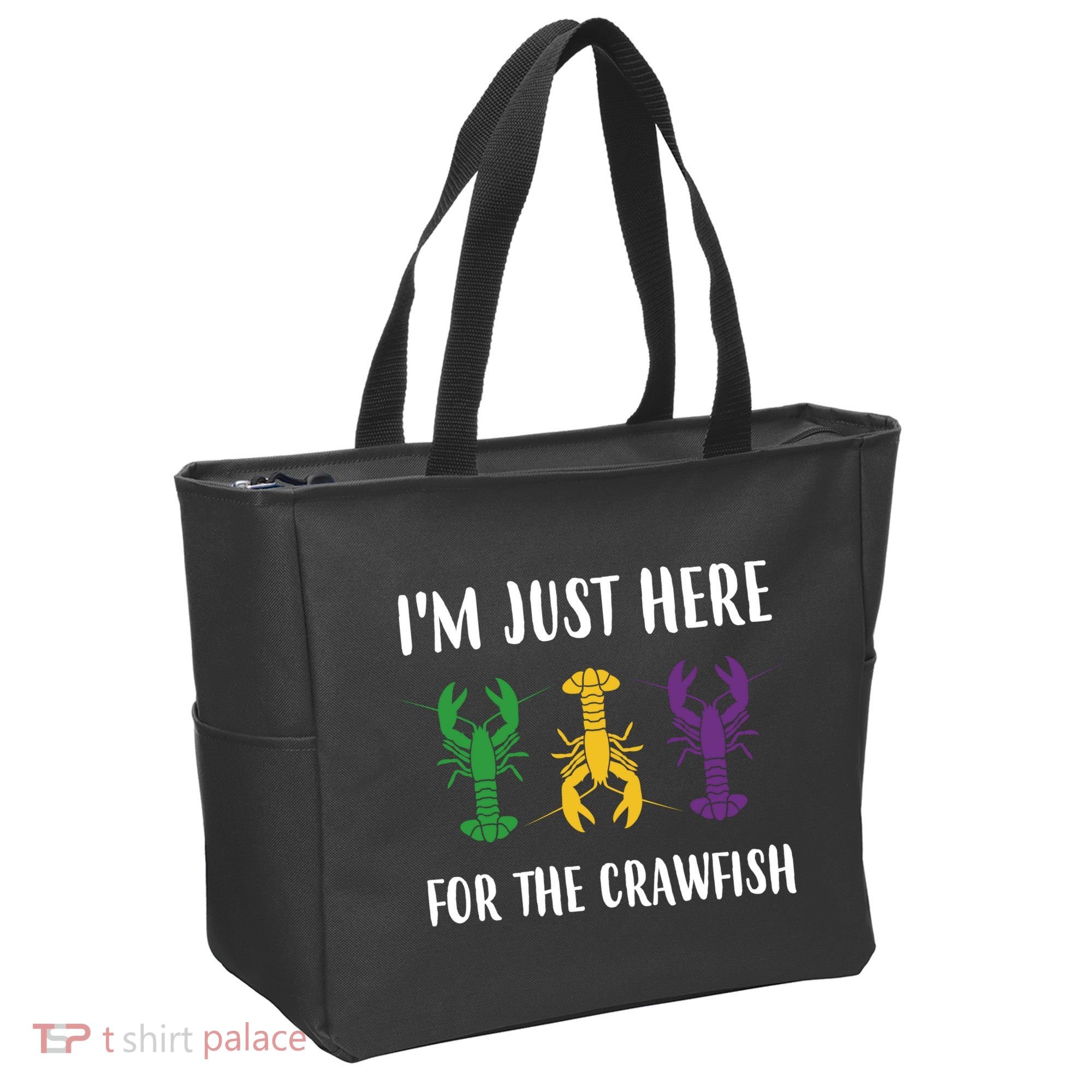 Mardi Gras Im Just Here For The Crawfish Tote Bag