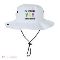 Mardi Gras Im Just Here For The Crawfish Bucket Hat thumb 0