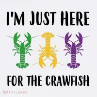 Mardi Gras Im Just Here For The Crawfish Coffee Mug thumb 5