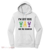 Mardi Gras Im Just Here For The Crawfish Women's Hoodie thumb 0