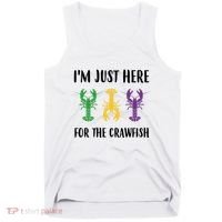 Mardi Gras Im Just Here For The Crawfish Tank Top thumb 0